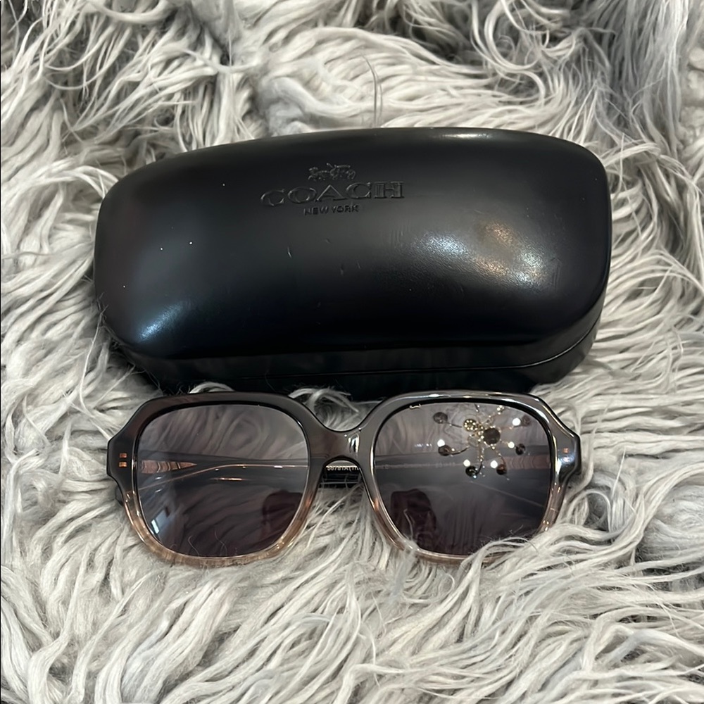 Coach Transparent Gradient Women's Sunglasses